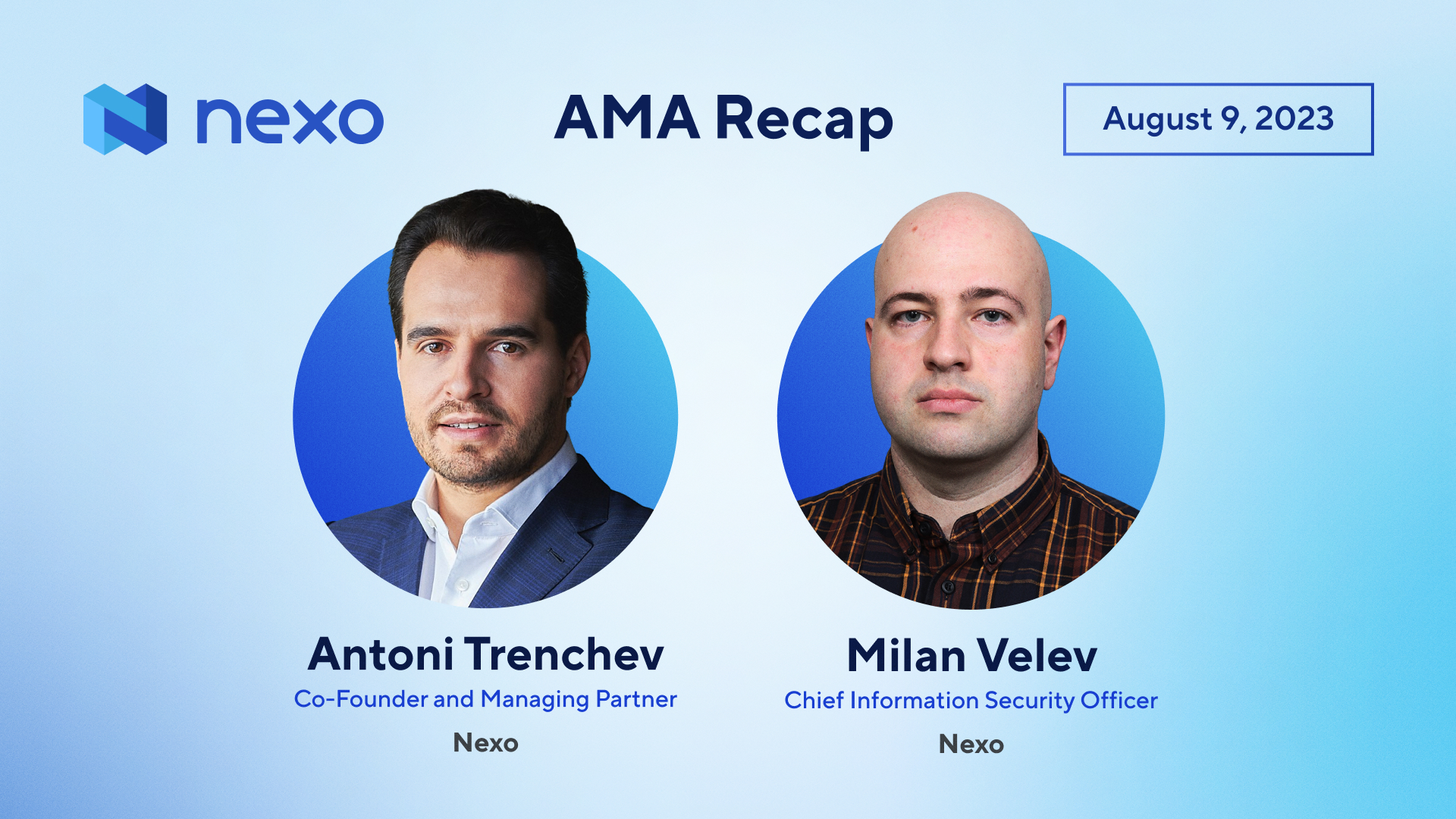 August’s AMA Recap: Nexo's Rigorous Security Standards