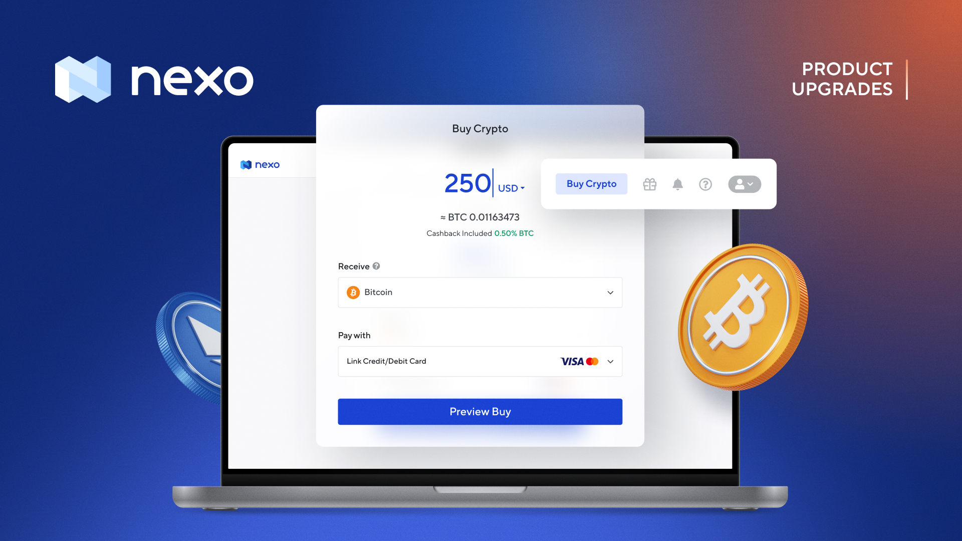 Enjoy a Better Buying Experience on the Nexo Web Platform