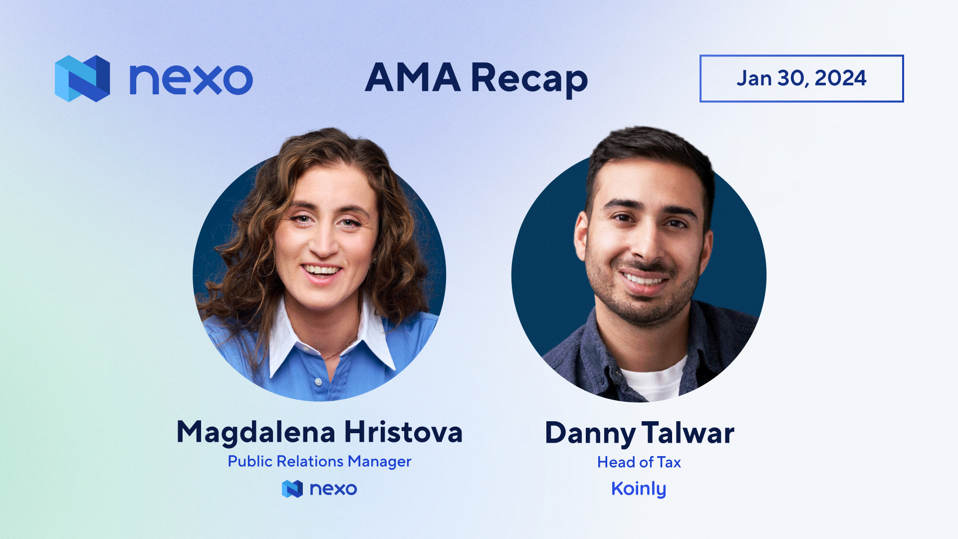 January's AMA Recap: Nexo’s Crypto Tax Reporting Integration with Koinly