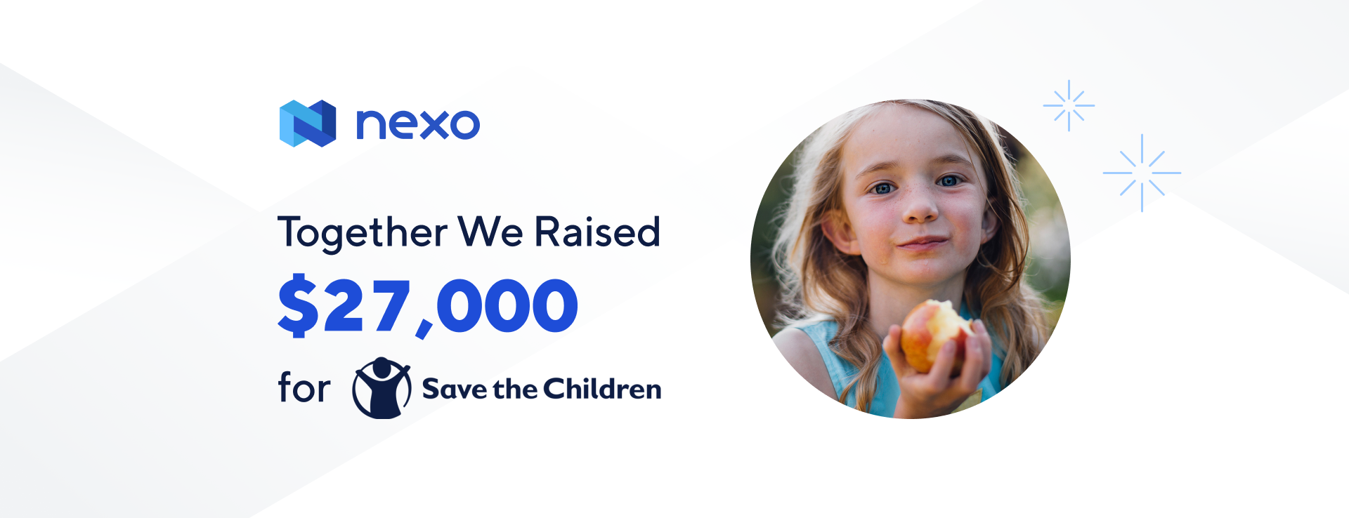 Nexo and Its Community Raise $27,000 for Save the Children