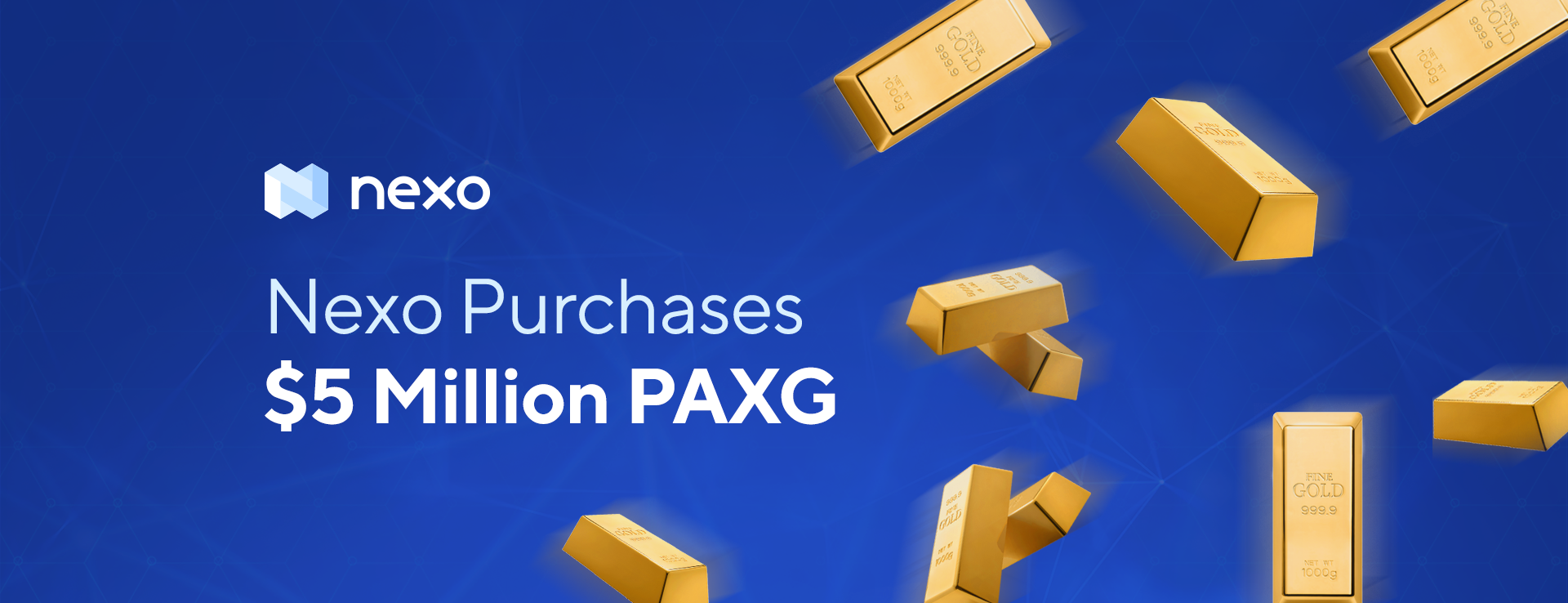 Nexo Purchases $5 Million in PAX Gold to Meet Demand for Tokenized Gold Lending and Borrowing