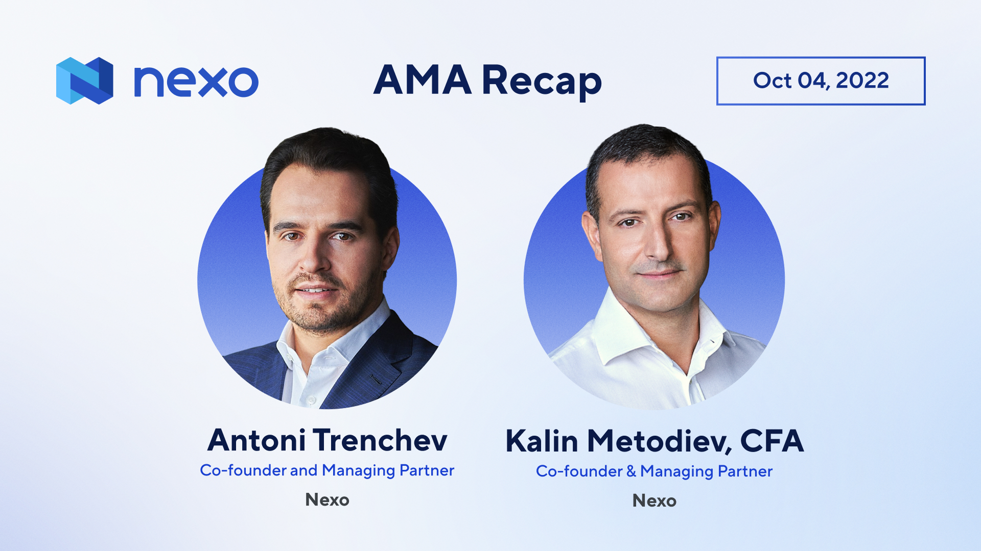 October AMA Recap: Q&A and Key Messages from Nexo